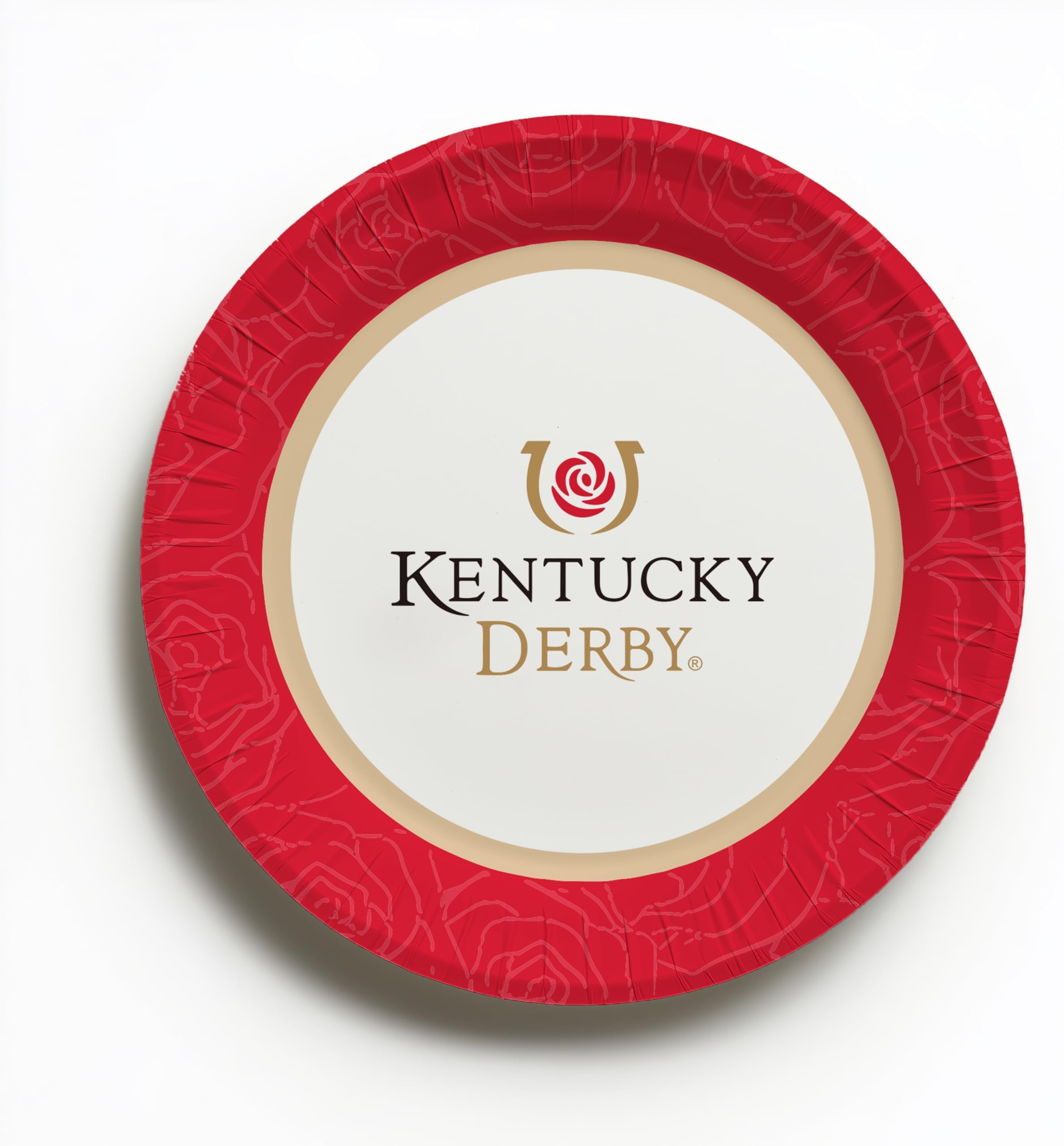 WestrickWestrick Kentucky Derby 9" Paper Plates 151st 2025 Derby Decorations Evergreen - Pack of 8