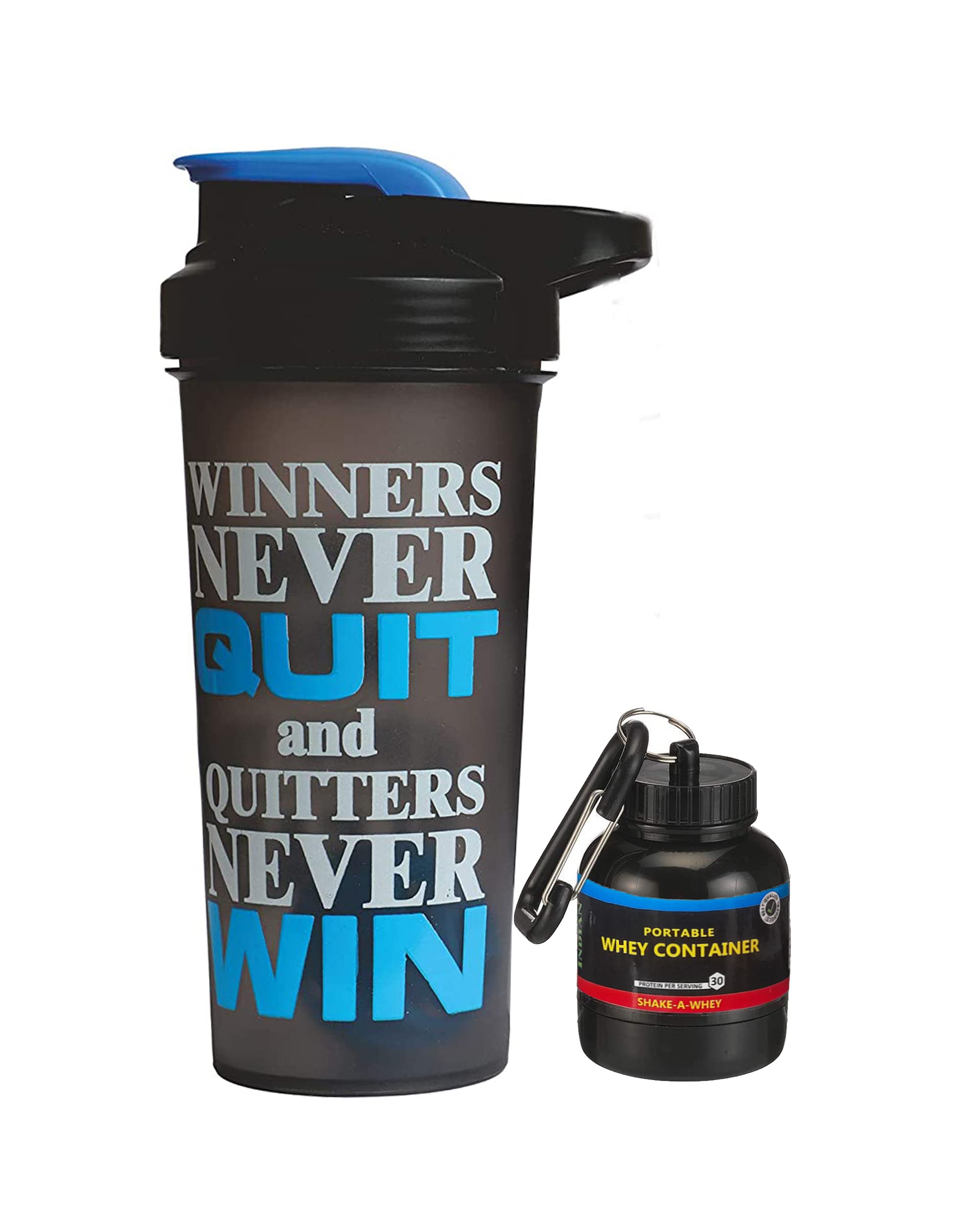 Amazing Designer Protein Shaker Bottle with Wheyloader/Funnel|for Gym Workout Protein Gym Shaker Bottle, Cyclone Shaker, Gym Shaker Bottle 700Ml (Blue)-picture-26