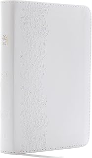 NKJV, Bride's Bible, Leathersoft, White, Red Letter, Comfort Print: Holy Bible, New King James Version