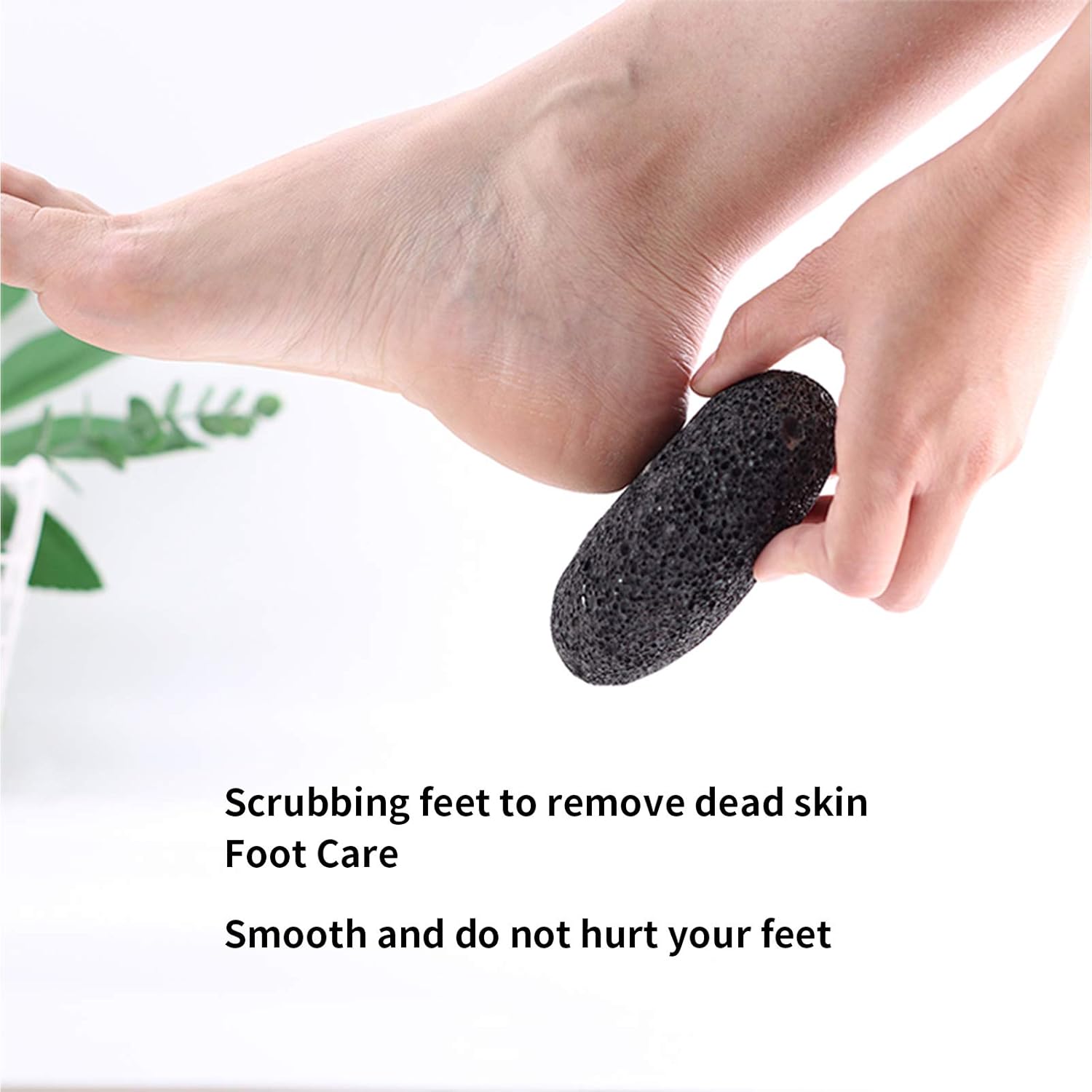 Symlis Natural Pumice Stone for Feet - Lava Callus Remover Feet - Health Foot Care - Pedicure Exfoliation Tool - Great for Corn Dead Skin Remover For Feet and Hands (2 Packs) : Beauty & Personal Care