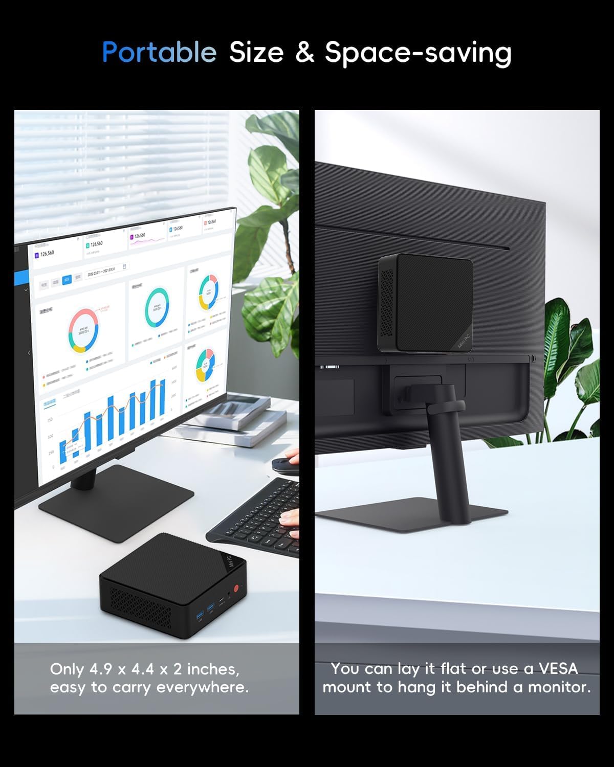 QAZIPO Mini PC - Intel 6500Y, 16GB RAM, 512GB SSD -7
