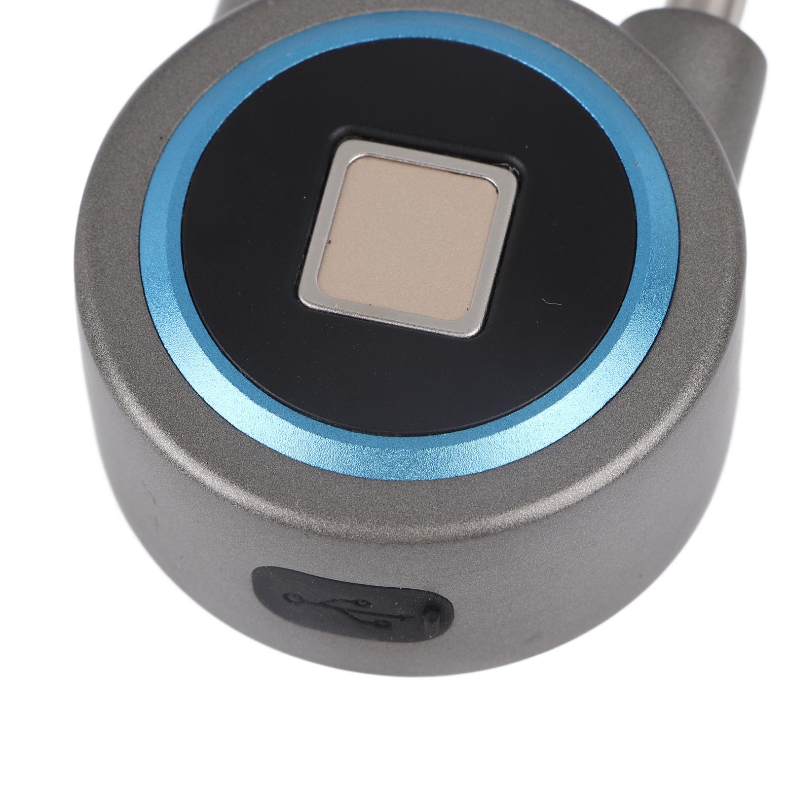 Candado con y Huella Dactilar, Desbloqueo Seguro para Taquilla, Oficina, Gimnasio, Resistente Al Agua IP65 para Control por Aplicación OKLOCK+ (BLUE)