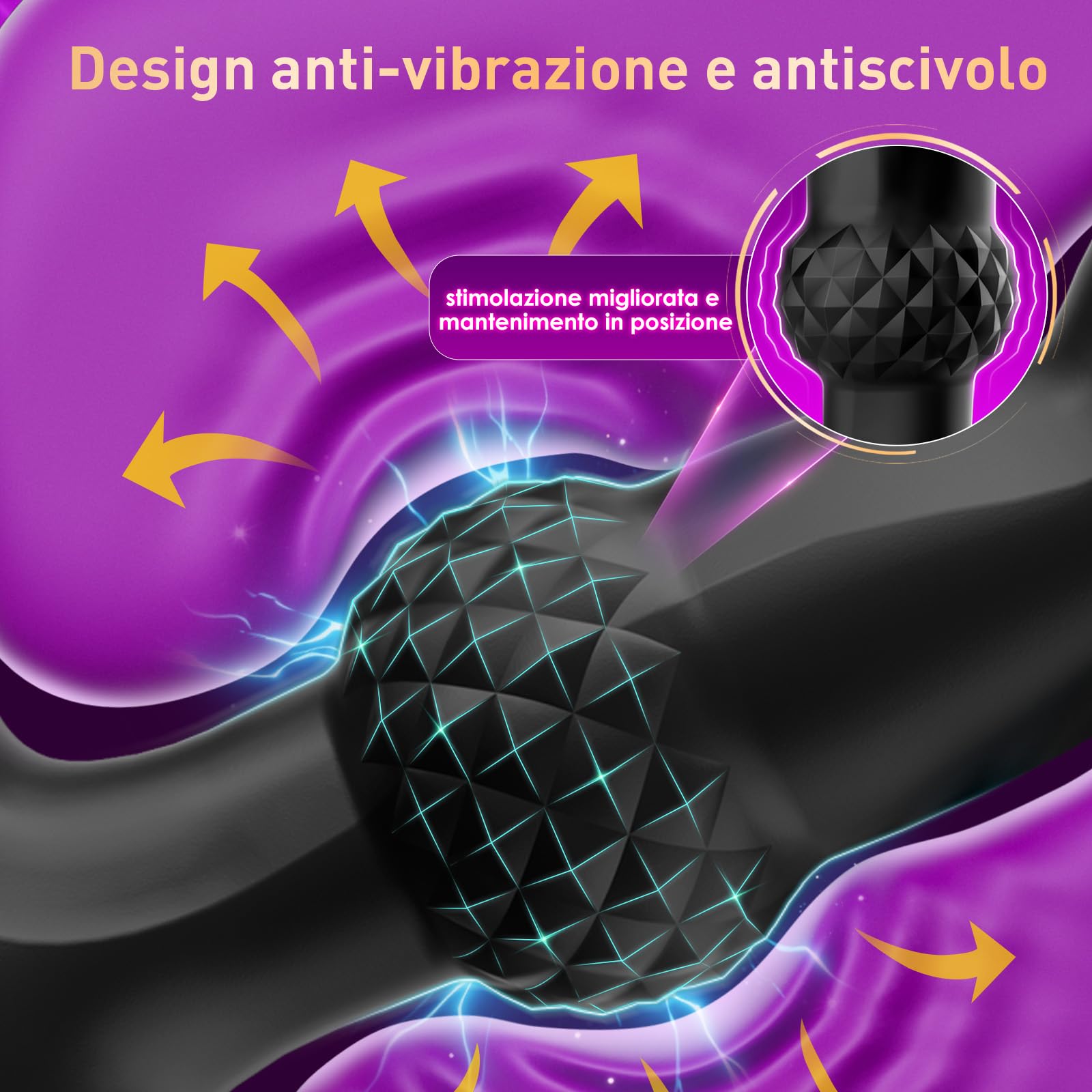Giocattoli erotici vibranti con anello vibrante, dildo manuali e massaggiatori prostatici, vibratori con telecomando e app, plug anali antiscivolo con 7 modalità di vibrazione