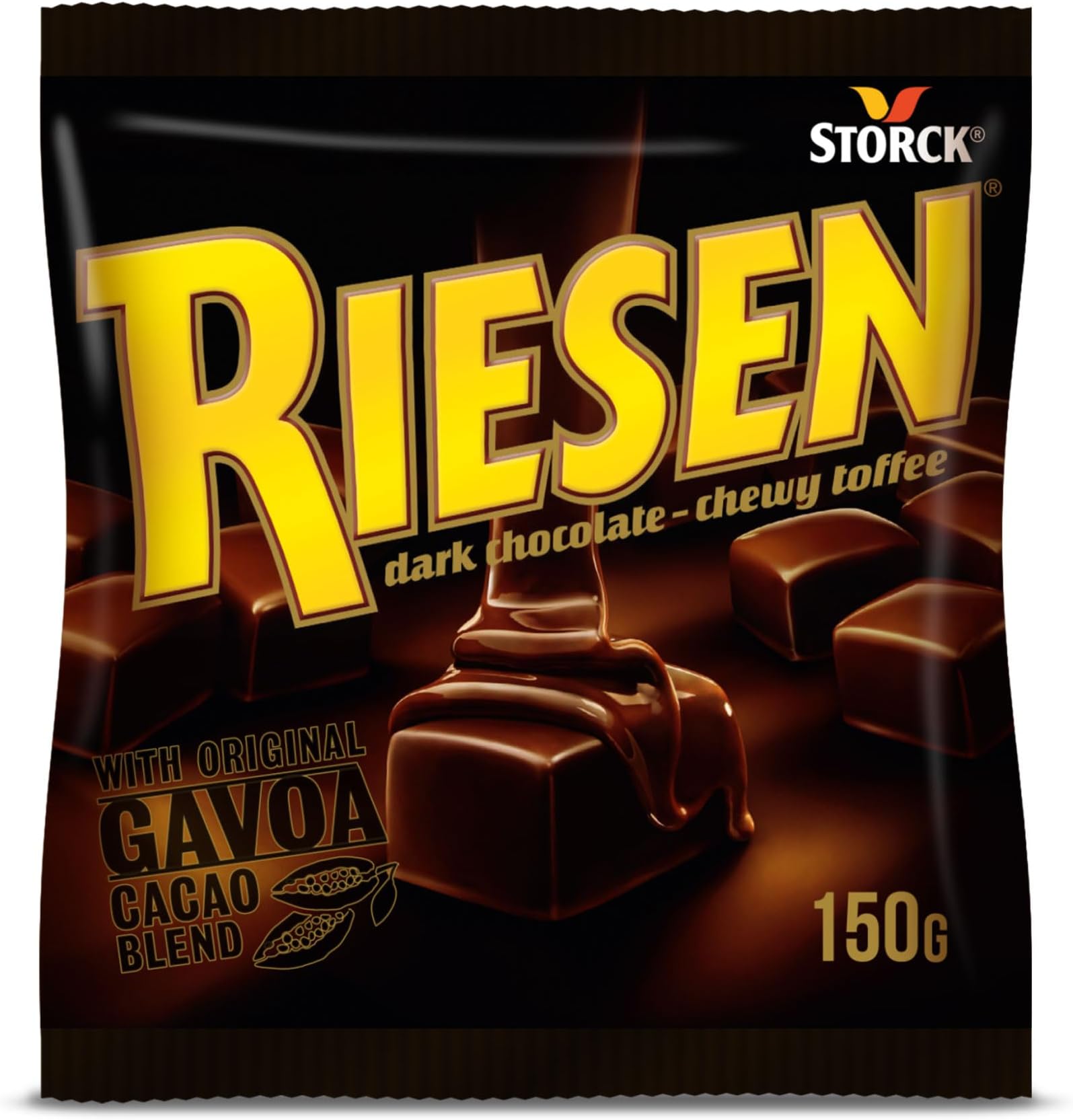 Dark Chocolate – Chewy Toffee 150g