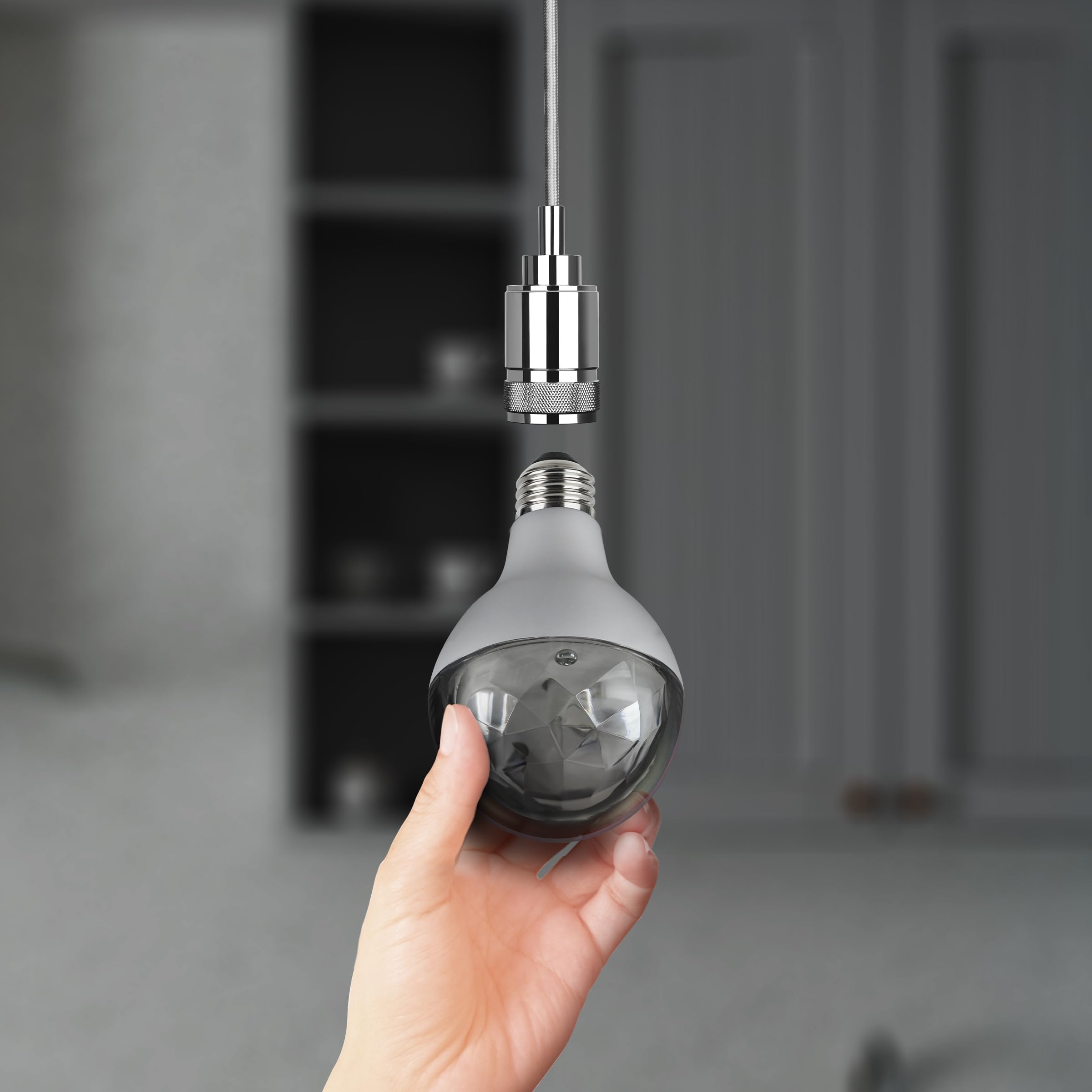 Feit Electric - Bombilla LED de discoteca (BPA19/DISCO1/LED, A19, RGB)