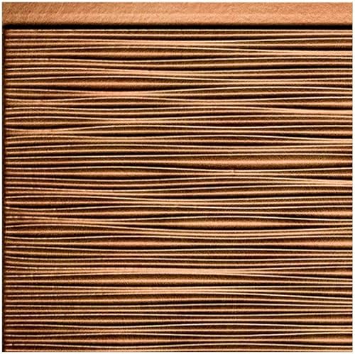 Miniatura 8 de FASÄDE Ripple - Panel decorativo de vinilo decorativo de 18 x 24 pulgadas en peltre ahumado (paquete de 5)