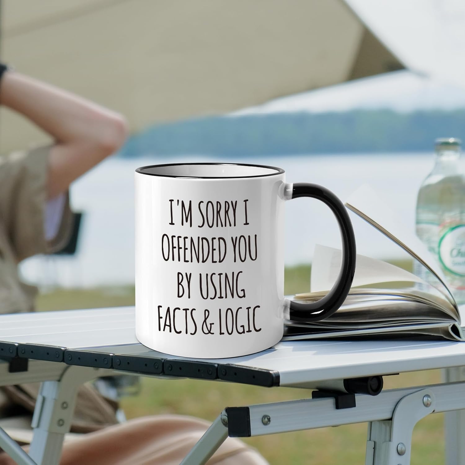 Funny Coffee Mug Gifts for Coworkers, I'm Sorry I Offended You Using Facts & Logic, Sarcastic Mugs for Office Humor Work Women Men, Hilarious Holidays, Christmas, Birthday Gift for Friends -159 - Image 2