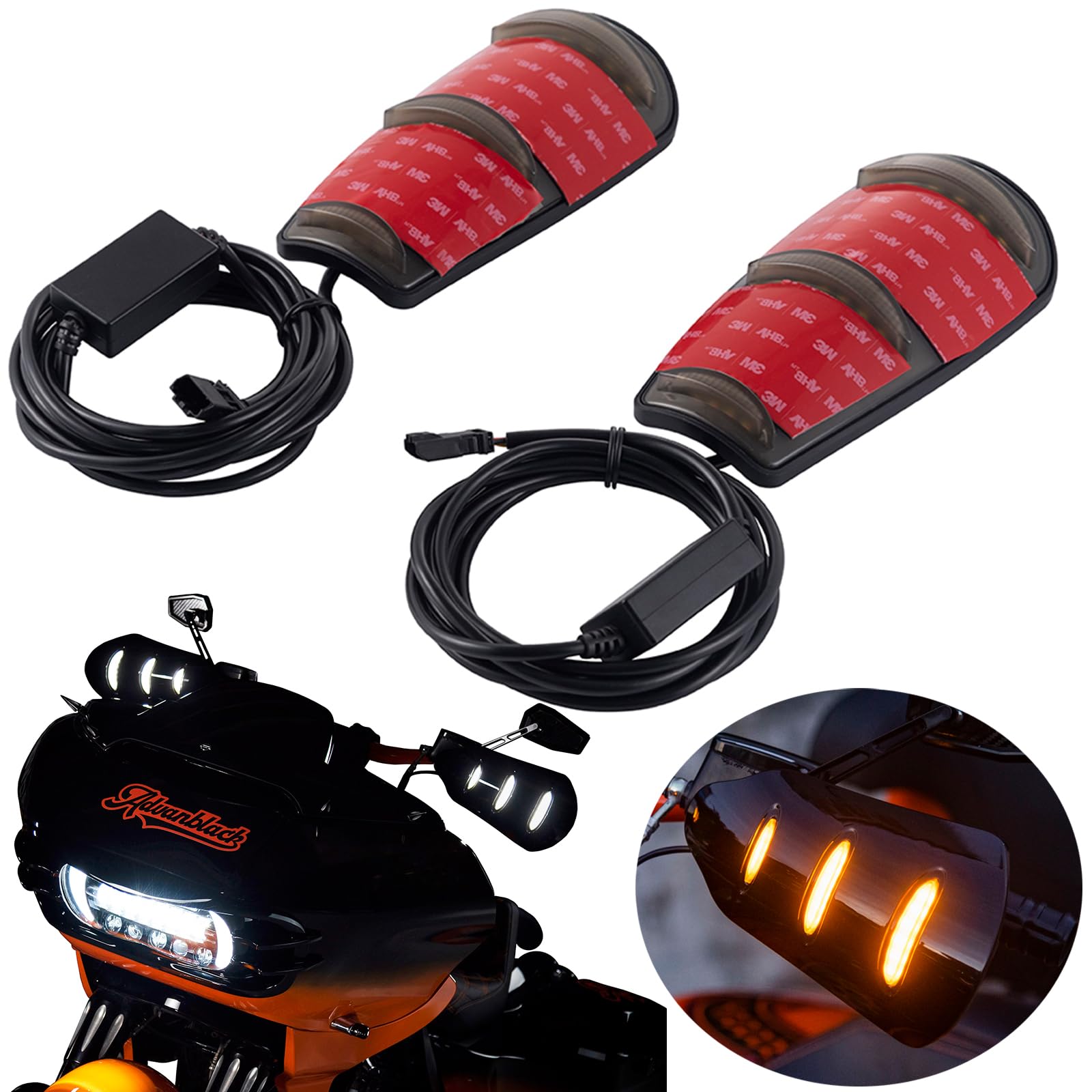 Amazon.com: Moto Onfire Sequential LED Handguard Lights with Turn