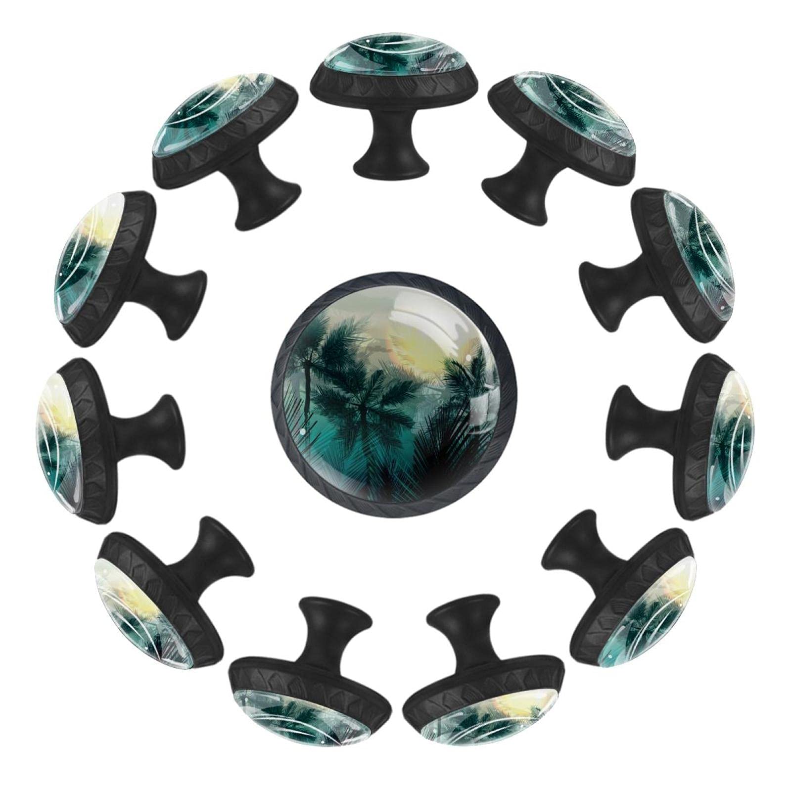 Boutons de tiroir jungle tropicale 35mm pour commode enfant
