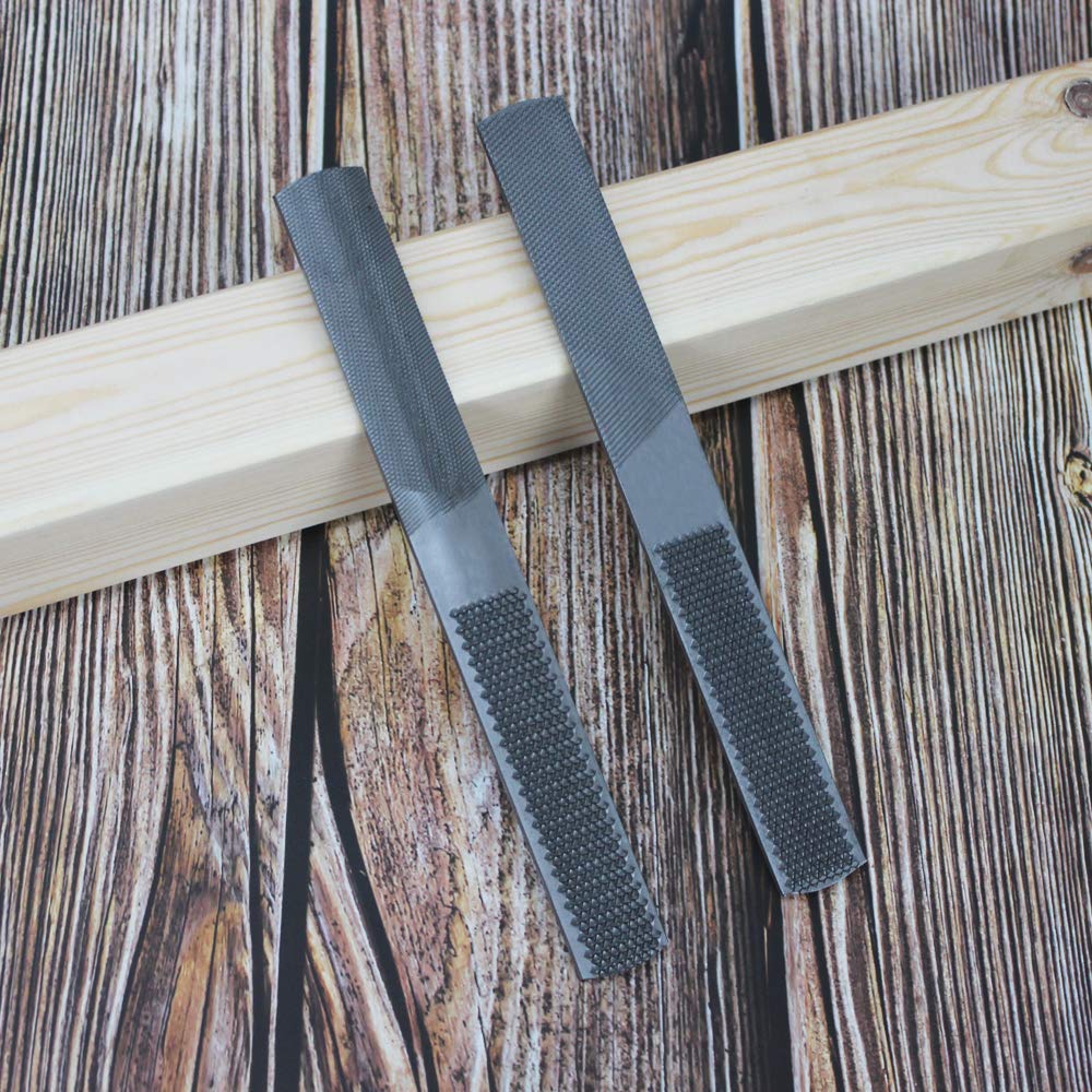 8inch Rasp File Round High Carbon Steel Rasp Tool 2-Pack Stanley 8-Inch 4-Way Files - , Flat ...