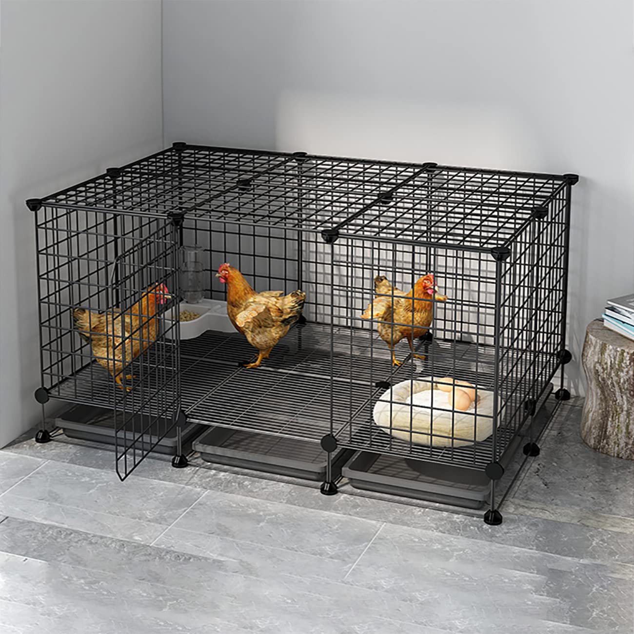 鶏用ケージ 鶏舎 鶏小屋 チキンケージ 飼育ケージ 折りたたみ 鶏かご 家禽用 Amazon | 鶏用ケージ 小型 鶏かご 屋外の鶏小屋 掃除しやすい飼育