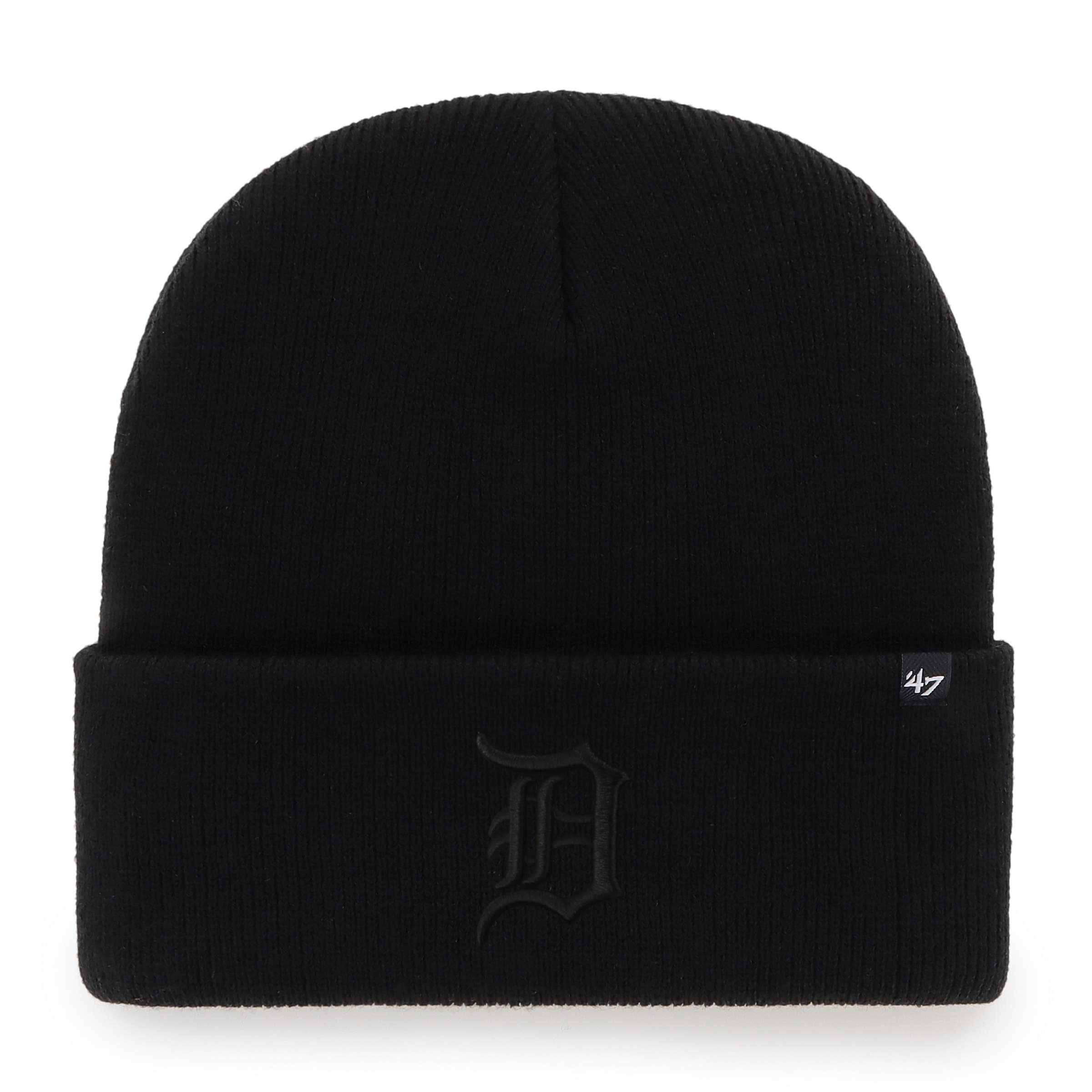 Unisex Black 47 Brand Knit Beanie - Haymaker Detroit Tigers