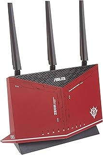 ASUS AX5700 WiFi 6 Gaming Router (RT-AX86U Zaku II Edition) – Dual Band Gigabit Wireless Internet Router, NVIDIA GeForce Now, 2.5G Port, Gaming & Streaming, AiMesh, Lifetime Internet Security