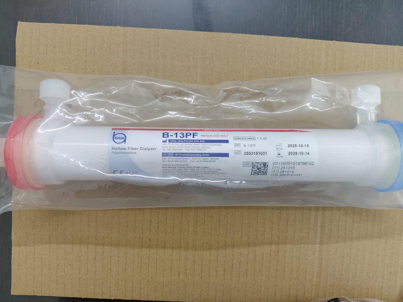 DORA B-13 PF Hollow Fiber Dialyzer |-image-17
