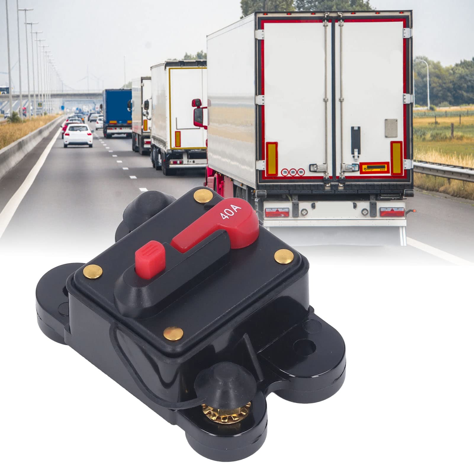 Greluma 100A Interruttore Automatico Impermeabile DC 12-48V | Con Ripristino Manuale Per Barche, Auto, ATV - Foto 4