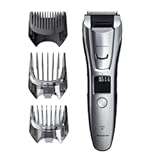 Multi-Groomer Men’s Trimmer for Beard, Hair and Body, 39 Trim Length Settings with 3 Attachments, Corded/Cordless Operation – ER-GB80-S (Silver)