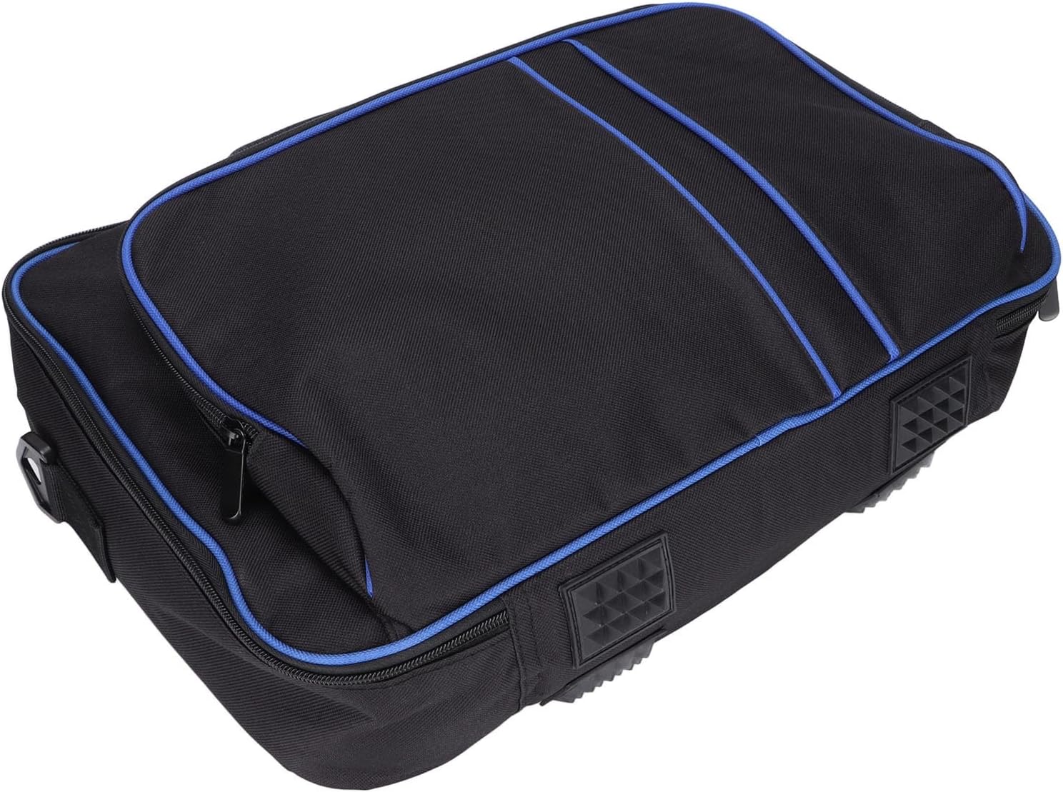 Travel Carrying Bag Portable Travel Carrying Bag Large Capacity Protective Console Case for PS5 Games Controller and Game Console Storage Pack for PS5(Blue Black)