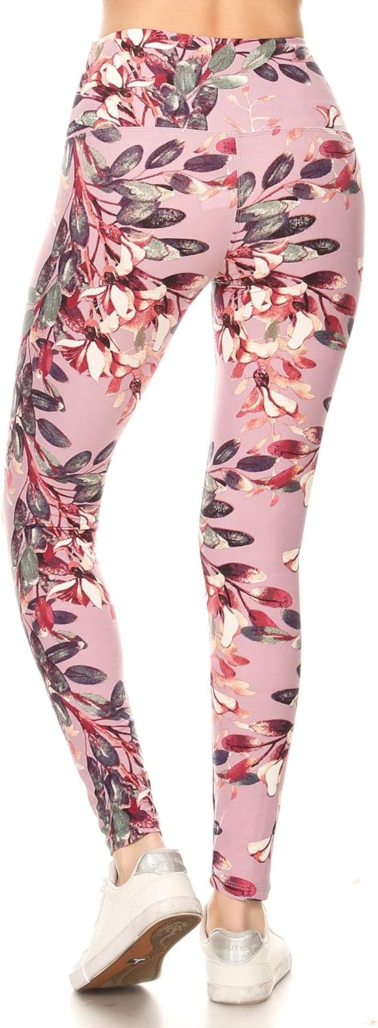 Leggings Depot Women's High Waisted Skull & Halloween Print Leggings - Image 3