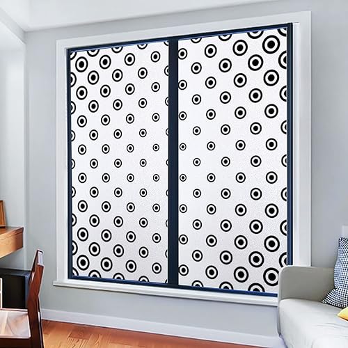 Película de privacidad para ventanas de vidrio, película reflectante para ventana, bloqueo solar, esmerilada, privacidad estática, diferentes