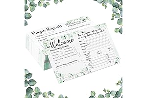 180-Pack Engraved Welcome Cards - The Perfect Touch for any Church Visitor