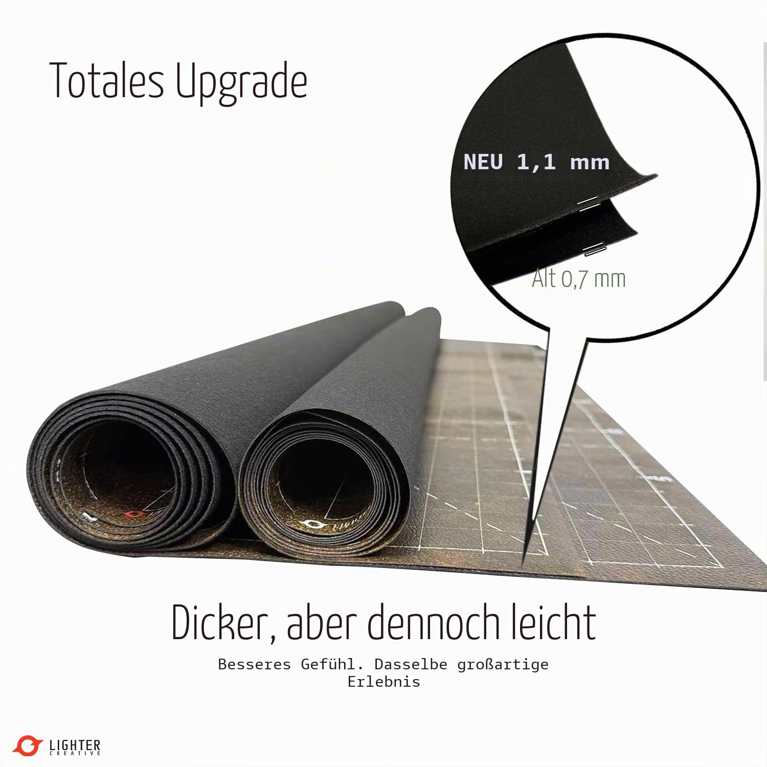 Spielmatte 44 x 60 Matte für WH40K Pariah Nexus, 112 x 152 cm, aus Kunstleder, 1,1 mm Dick (Adamant Bastion: Sector XI)
