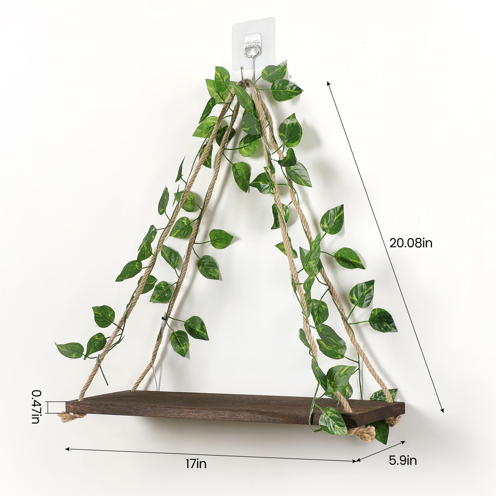 Floating Shelves No Drill - Command Shelf Decor -3 Floating Shelves No Drill - Command Shelf Decor -3