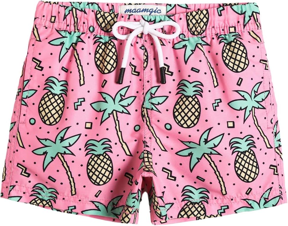 maamgic Boys Swim Trunks Toddler Swim Shorts Little Boys Bathing Suit Swimsuit Toddler Boy Swimwear