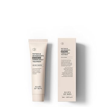 Allies of Skin Peptides & Antioxidants Advanced Firming Daily Treatment | 5In1 Daily Moisturizer That Hydrates, Visibly Improves The Look Of Firmness, Smooth The Appearance Of Texture