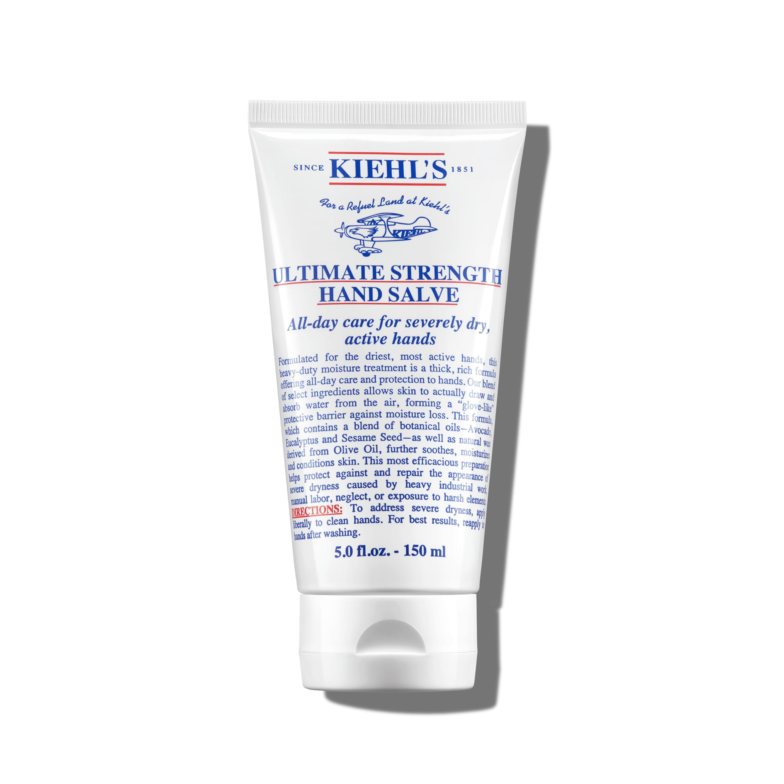 KIEHL'S Ultimate Strength Hand Salve, 150 ml, beruhigende Feuchtigkeits-Handcreme für strapazierte, trockene Hände, extra stark