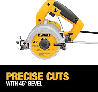 DEWALT Wet Tile Saw, Masonry, 4-3/8-Inch (DWC860W)