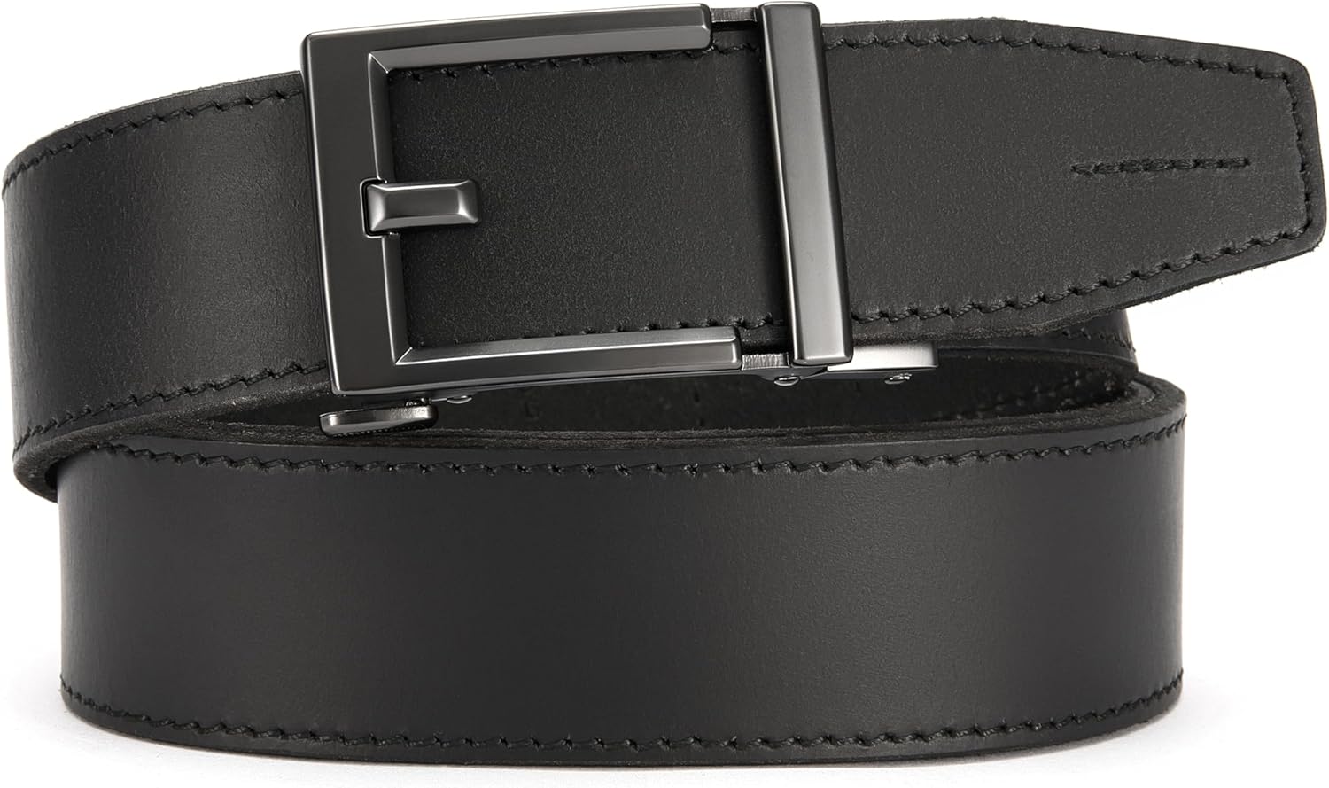 CHAOREN Ratchet Belts for Men - 1.5" Mens Belt Genuine Leather for Causual Jeans - Customizable Style, Versatile Fit