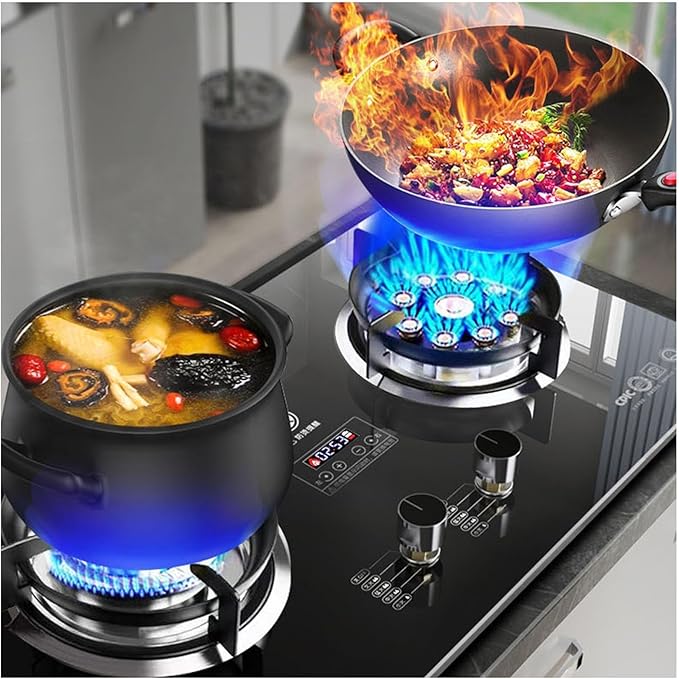 Estufa de Gas Portátil 2 Puestos 16.14x28.74 Pulgadas 110V miniatura 2