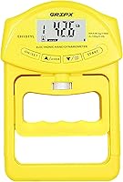 Vista 9 de GRIPX Dinamómetro de mano digital medidor de fuerza de agarre Auto captura electrónica de poder de agarre manual 198 libras / 90 kilogramos