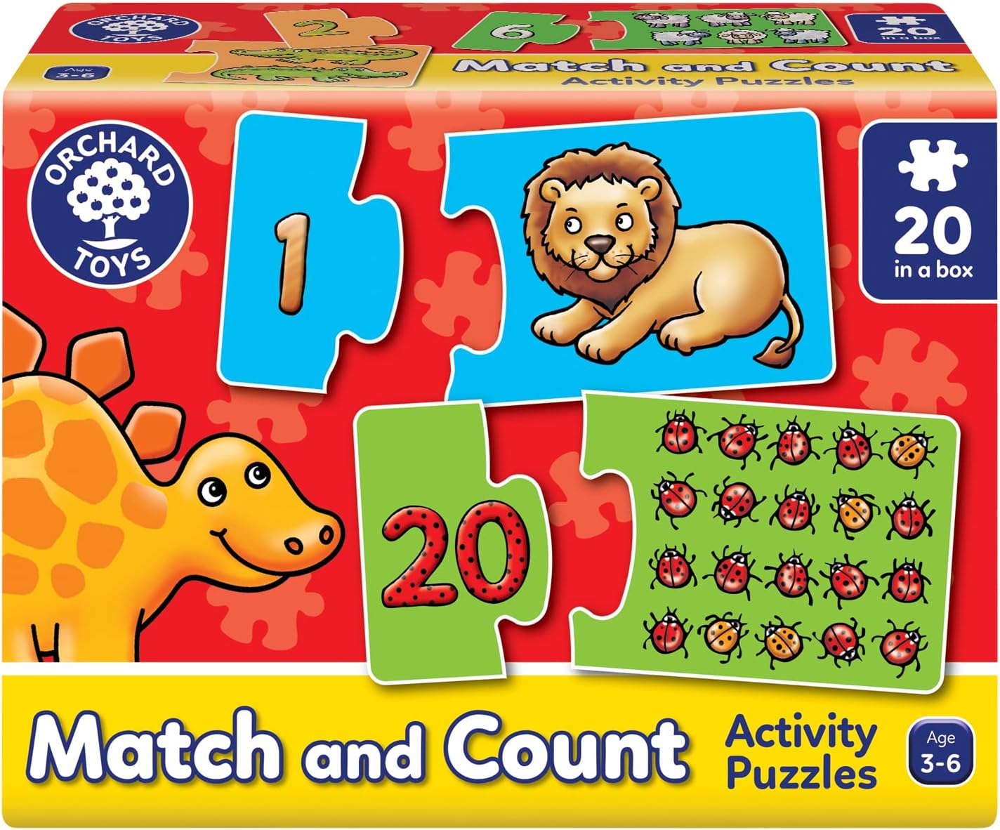 Match and Count Activity Jigsaw Puzzle, (40 Piece)