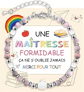 Lot de 2 bracelets « Merci maîtresse » — SUNSH