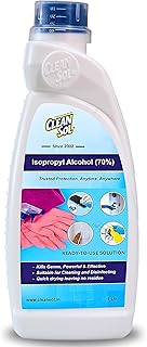 Isopropyl Alcohol For Cleaning 70% Solution – 1 Litre | Multipurpose Disinfectant Liquid for Surface, Equipment Sanitization