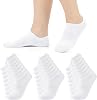 Cooraby 12 Pairs Boys Girls No Show Heel Grip Low Cut Socks Athletic Mesh Running Socks