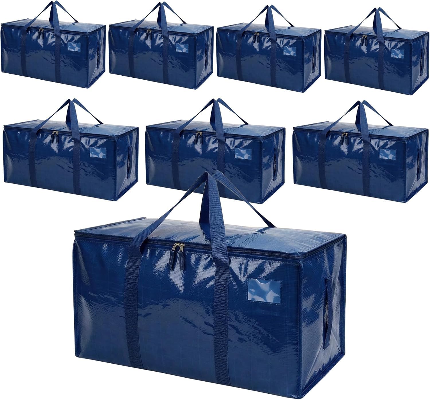 8-Pack Extra Large Heavy Duty Moving Bags with Reinforced Handles