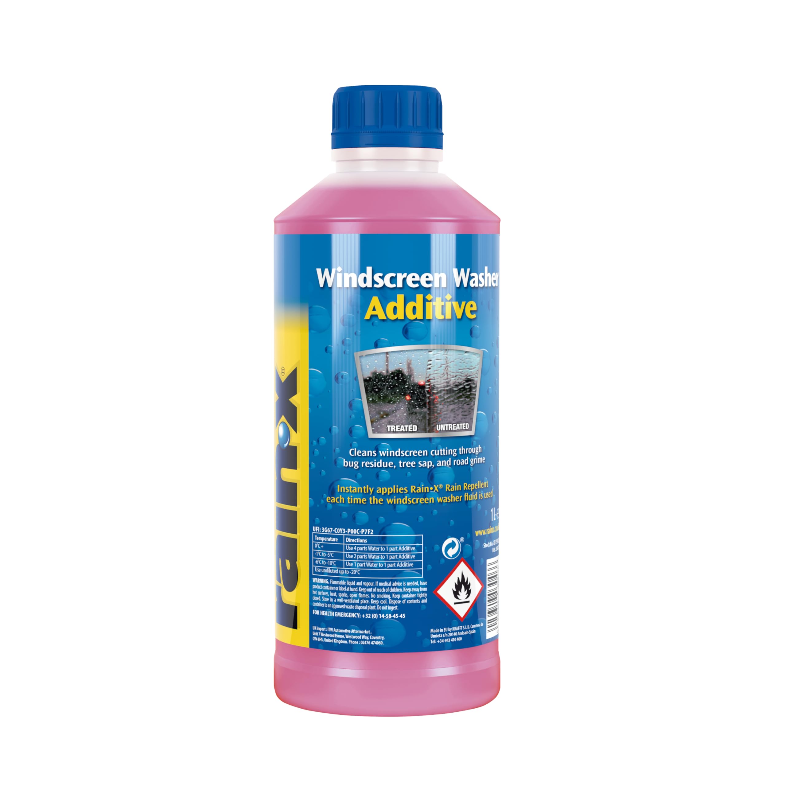 Rain-X 831991L Windscreen Washer Additive, 1 Litre