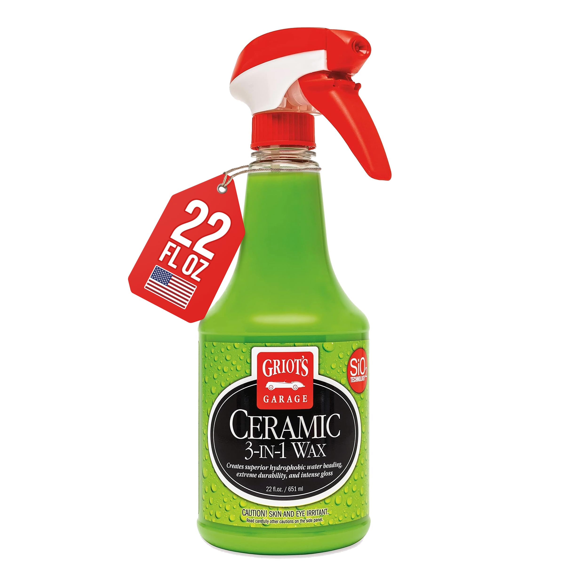 Griot’s Garage 10978 Ceramic 3-in-1 Wax 22oz, Easy-to-Use SiO2 Coating Providing Durable Protection & Long-Lasting Water Beading on Paint, Wheels, Plastic, Rubber Trim, Chrome, & More-image-30