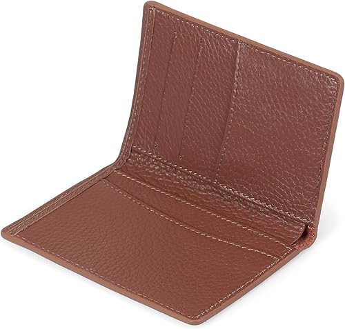 Miniatura 3 de Otto Angelino Cartera de piel plegable - Estilo pasaporte - identificación, tarjetas bancarias y efectivo, bloqueo RFID - Unisex