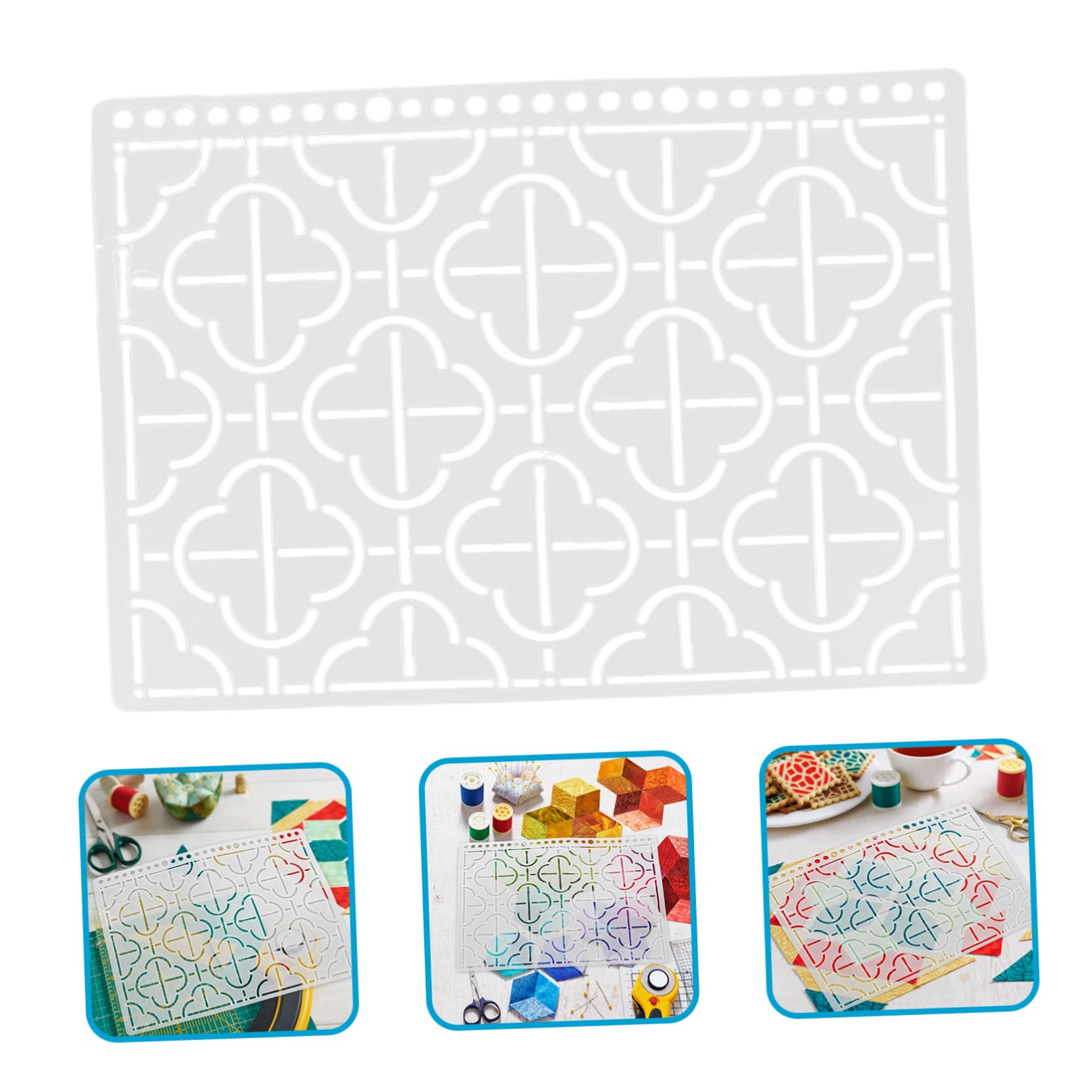 TEHAUX 3stücke Patchwork Quilting Vorlage Schablone Für Näharbeiten Quilting Stencil Zubehör Für Kreative Nähprojekte Und Patchwork-arbeiten