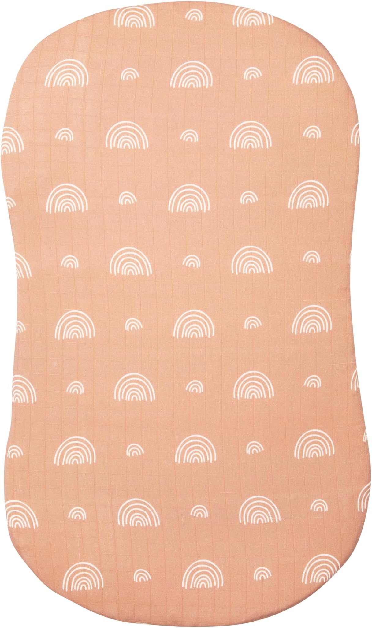 Snuggle Me Lounger Cover | 100% Organic Bamboo Muslin | Replacement Slipcover Only (Rainbows)