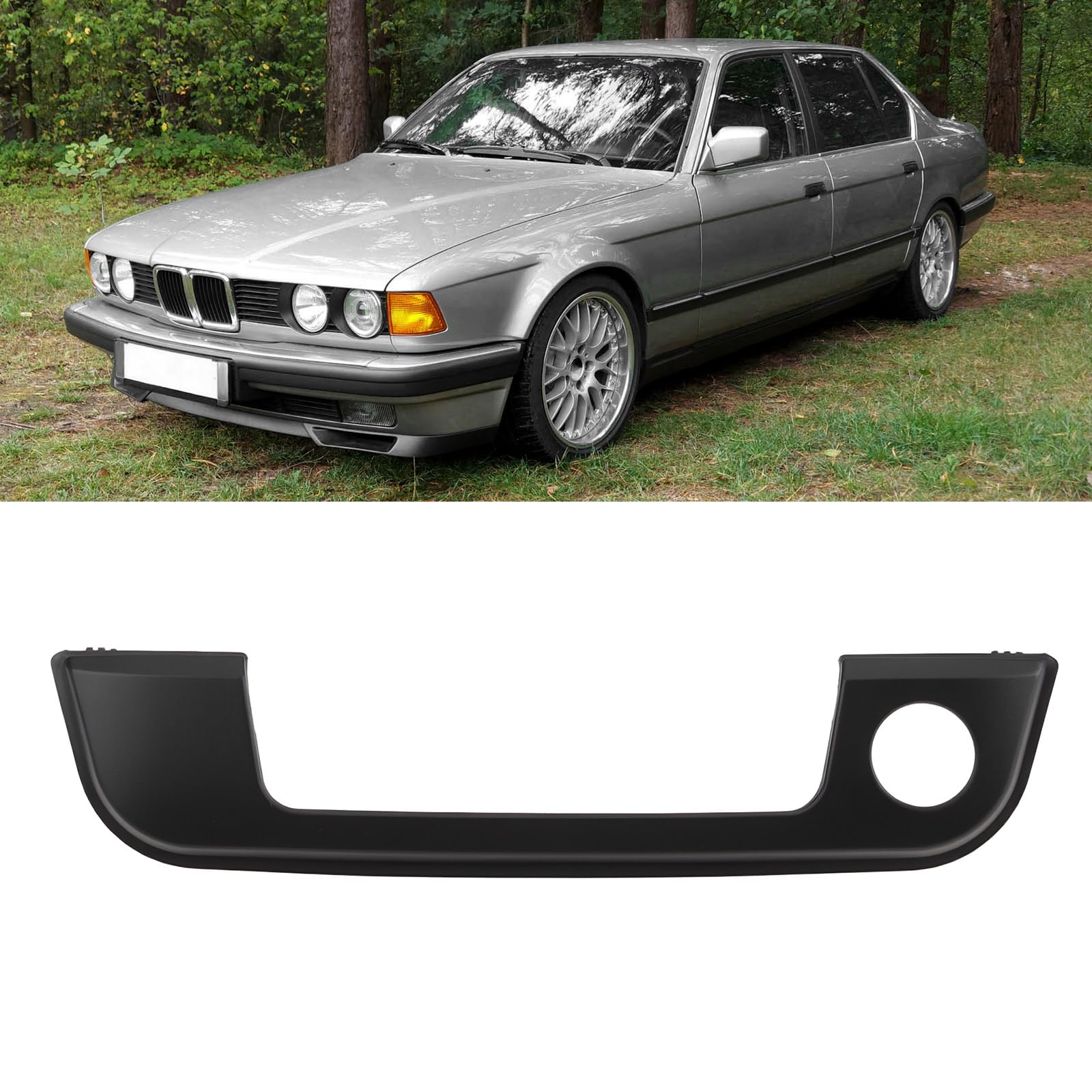 SG Store Osłona na klamkę drzwi przednich zewnętrznych LH+RH z uszczelką 51218122441 51218122442 kompatybilna z BMW E32 E34 E36
