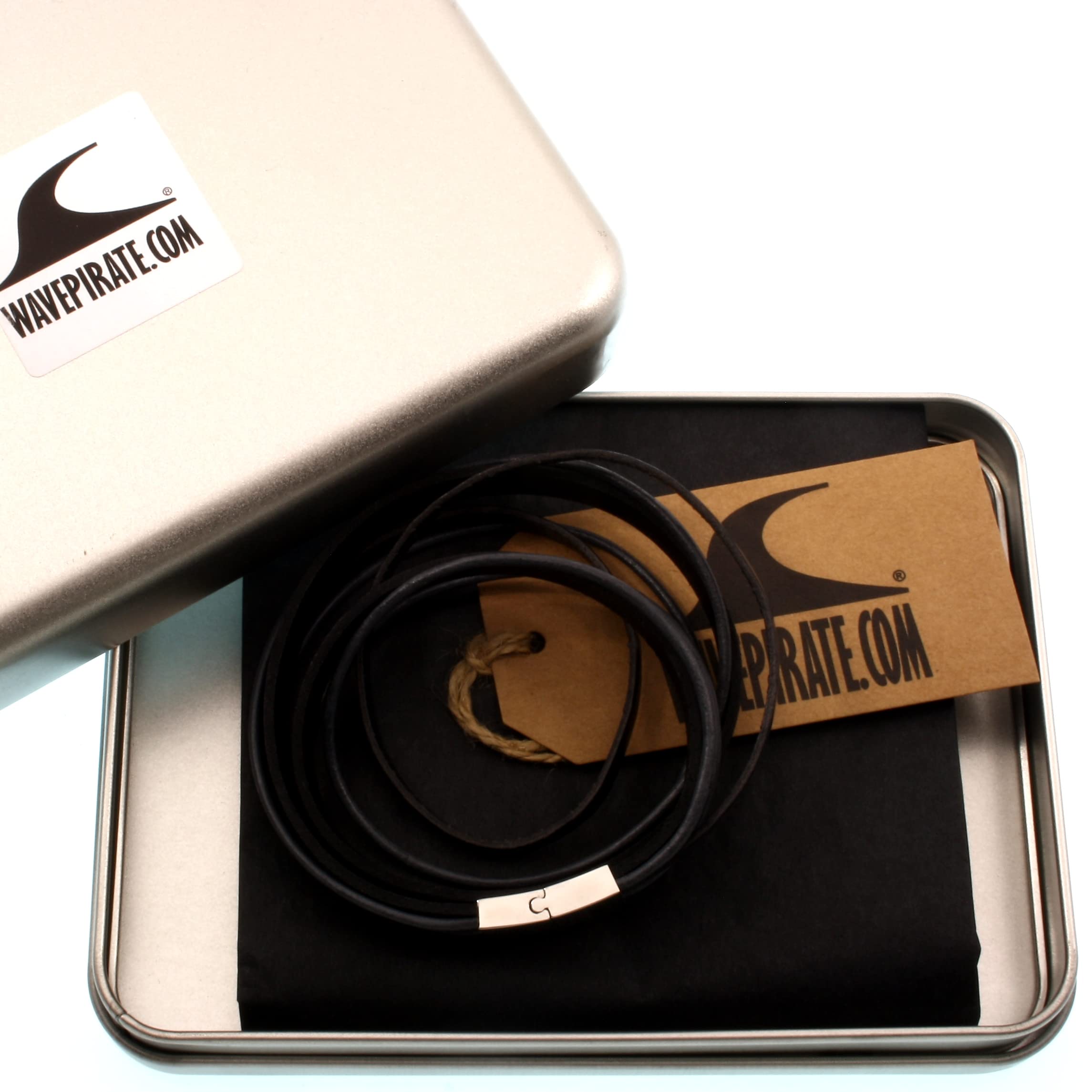 Echt Leder-Armband Rockstar Cognac/Elfenbein Männer Herren