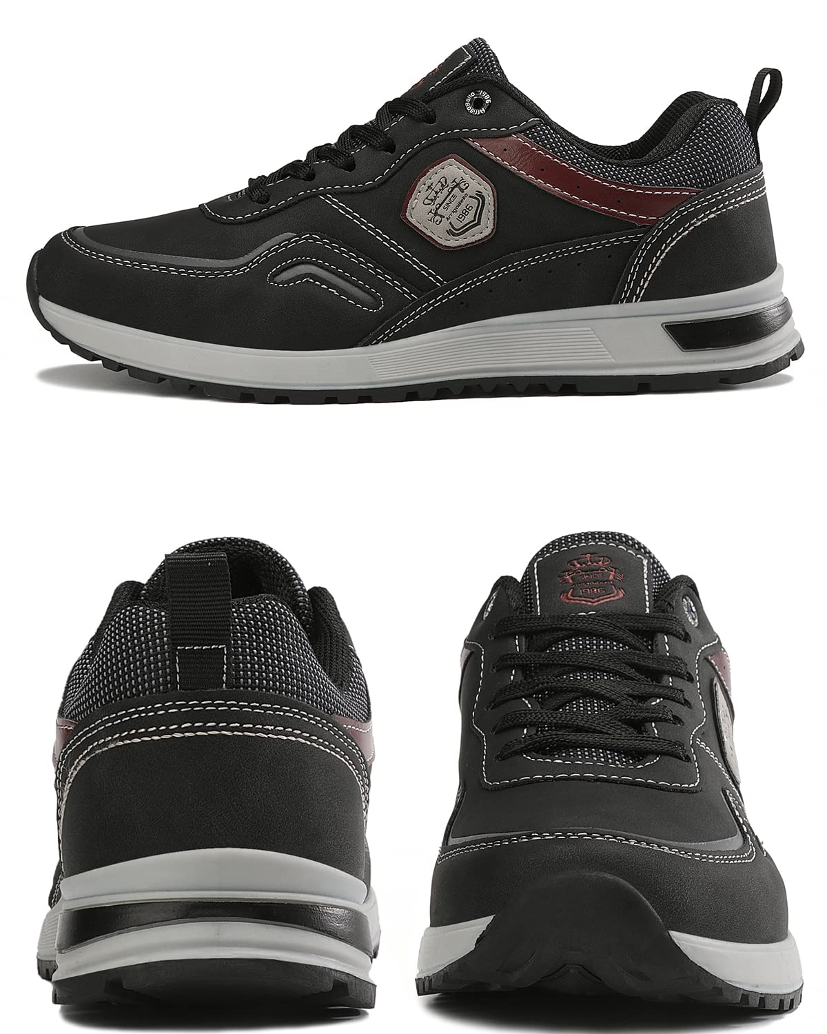 ARRIGO BELLO Zapatillas Hombre Zapatos Vestir Casual Deportivas Transpirables Gimnasio Correr Running Al Aire Libre Sneakers Talla 41-46