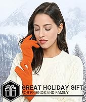 Vista 5 de FZ FANTASTIC ZONE Guantes mágicos de lana para mujer, con forro polar de punto cálido para mujer