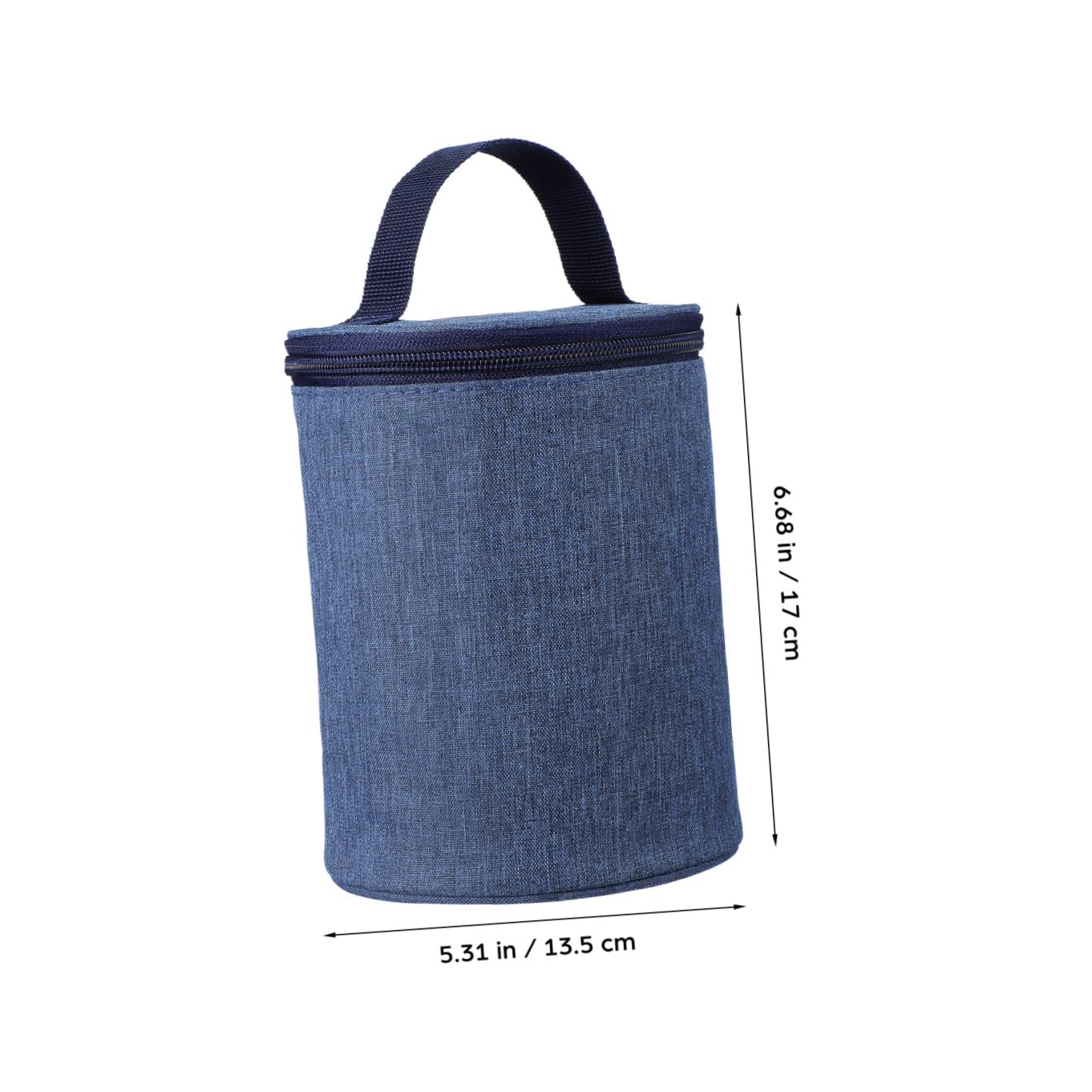 Suppenbechertasche Tragbare Isoliertasche aus Canvas und Aluminiumfolie