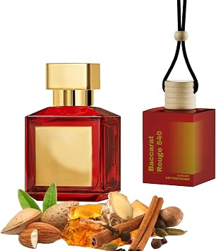 Car Air Freshener 10ml Perfume Oil Diffuser Inspired Fragrances with Odour Eliminator Technology a reference BACCARAT 540 EXTRAIT
