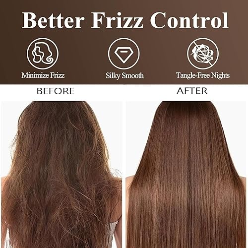 Miniatura 6 de Juwenin Bedding - Juego de 2 fundas de almohada de satén sedoso con cierre (funda de almohada de satén sedoso para el pelo)